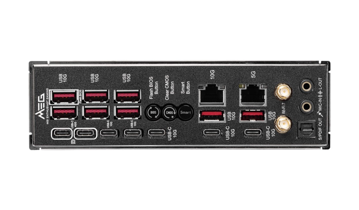 Msi Mb Meg X870E Godlıke Am5 Ddr5 9000Mhz(Oc) Usb4 7X M.2 2X Dp 1X10G, 1X 5G Lan Wıfı 7 Rgb Atx - Görsel 5