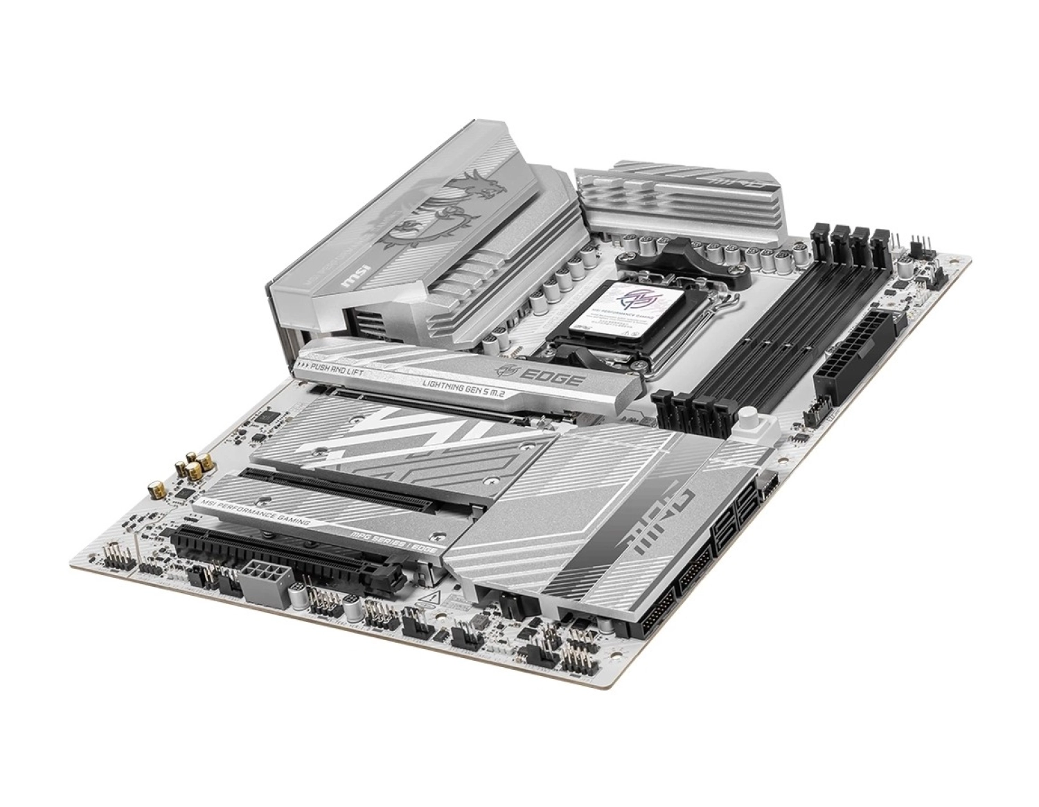 Msi Mb Mpg B850 Edge Tı Wıfı Am5 Ddr5 8400Mhz(Oc) Hdmi 4X M.2 Usb 10Gbs 5G Lan Wı-Fı 7 Atx - Görsel 5