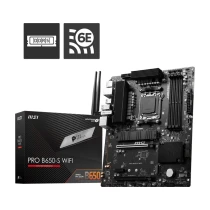 Msi Mb Pro B650-S Wifi Am5 Ddr5 7200Mhz(Oc) Hdmi Dp M.2 Usb3.2 2.5G Lan Wi-Fi 6E Atx