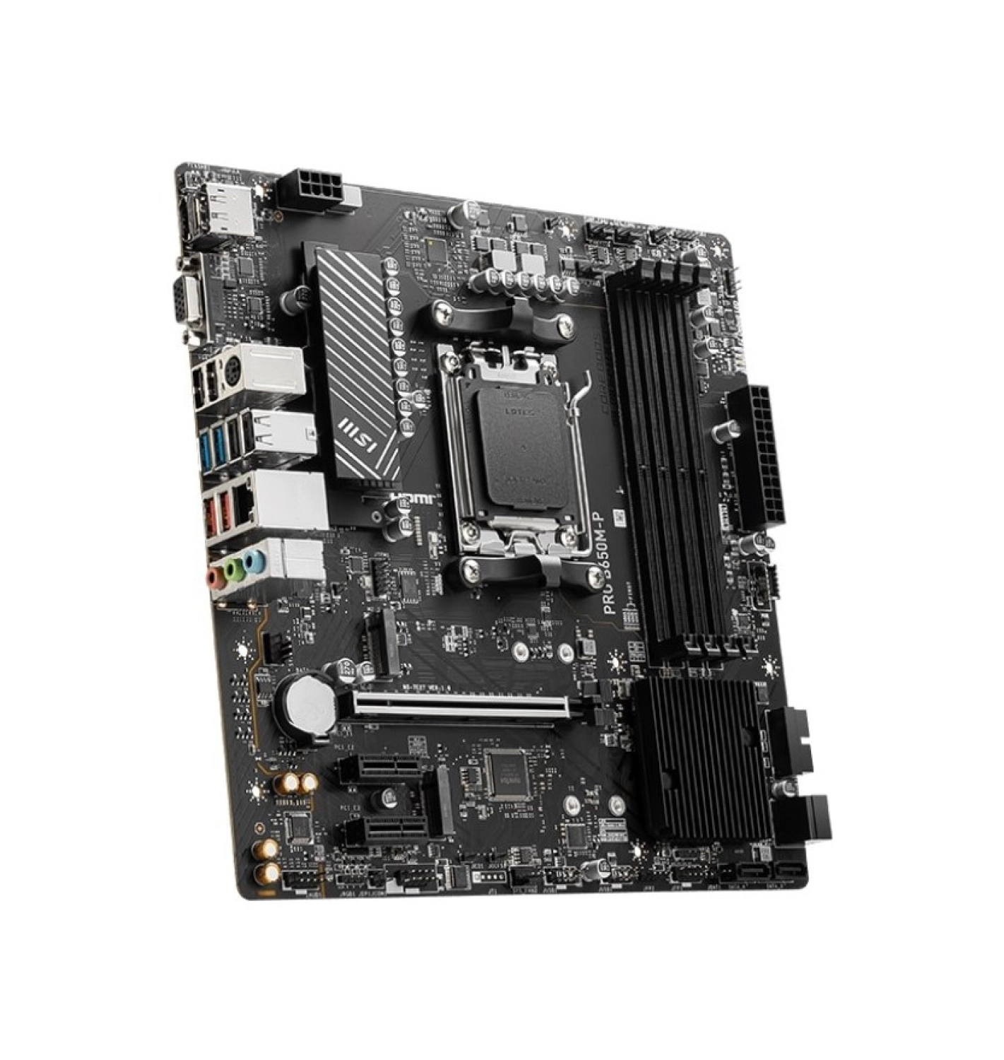 Msi Mb Pro B650M-P Am5 Ddr5 6000Mhz(Oc) Hdmi Dp Vga 2X M.2 Usb3.2 2.5G Lan Matx - Görsel 2