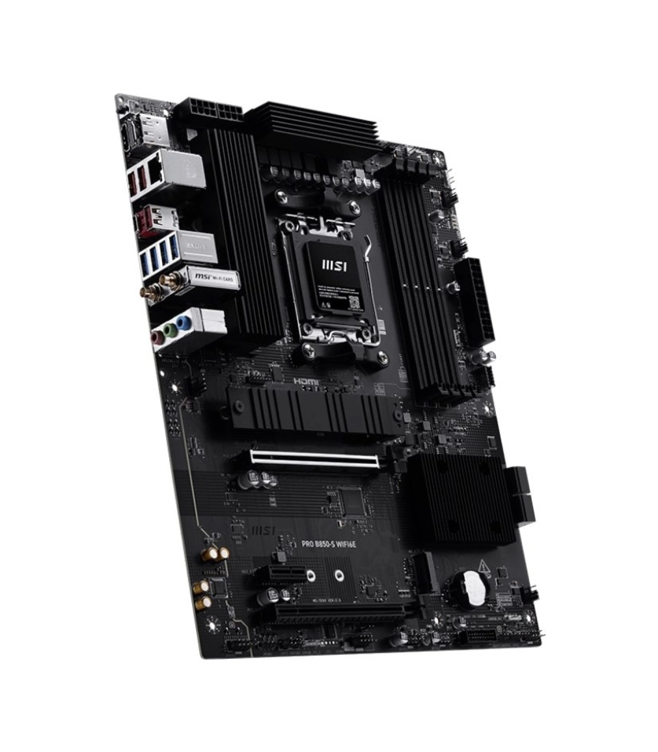 Msi Mb Pro B850-S Wifi6E Am5 Ddr5 8200Mhz(Oc) Hdmi Dp 2X M.2 Usb 10Gbs 2,5G Lan Wi-Fi 6E Atx - Görsel 2
