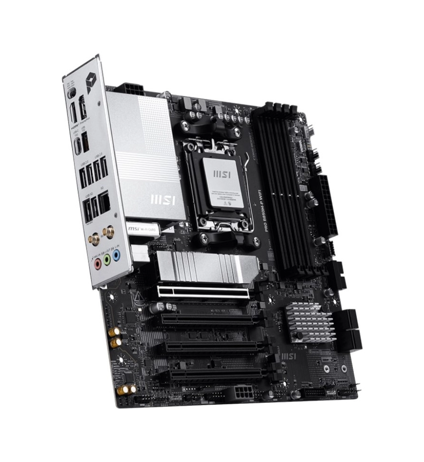 Msi Mb Pro B850M-P Wıfı Am5 Ddr5 8200Mhz(Oc) Hdmi Dp 3X M.2 Usb 10Gbs 5G Lan Wı-Fı 7 Matx - Görsel 3