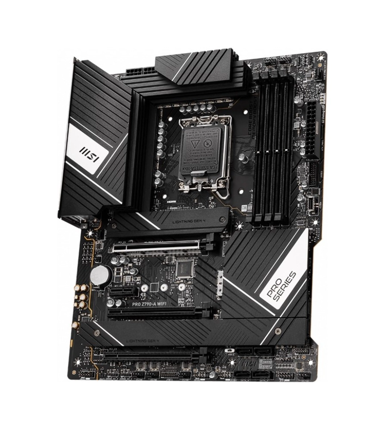 Msi Mb Pro Z790-A Wifi Soket 1700 Ddr5 7200Mhz(Oc) Pci-E Gen5 M.2 Usb3.2 Dp Hdmi 1X2.5G Lan Wi-Fi 6E Atx Anakart - Görsel 4