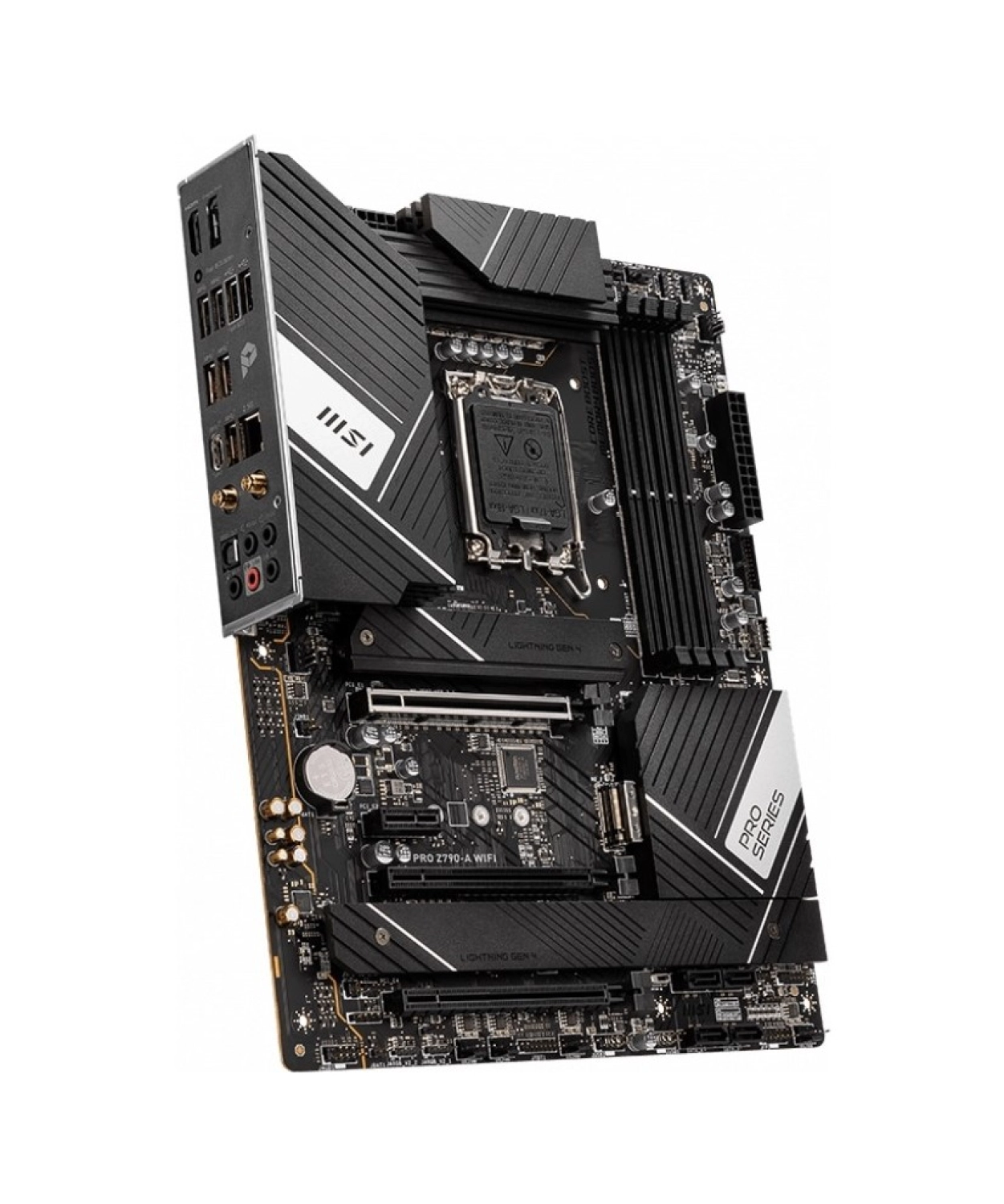 Msi Mb Pro Z790-A Wifi Soket 1700 Ddr5 7200Mhz(Oc) Pci-E Gen5 M.2 Usb3.2 Dp Hdmi 1X2.5G Lan Wi-Fi 6E Atx Anakart - Görsel 3