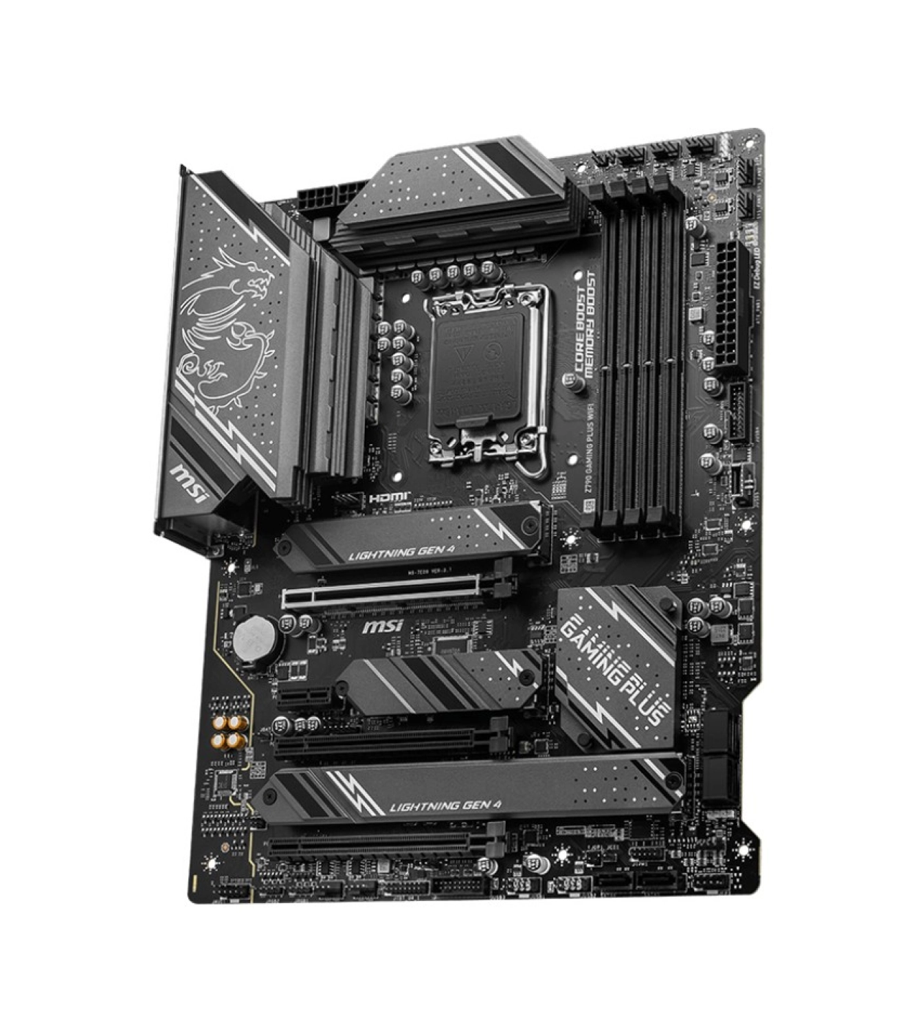 Msi Mb Z790 Gaming Plus Wifi Soket 1700 Ddr5 7200Mhz(Oc) Pci-E Gen5 M.2 Usb3.2 Dp Hdmi 1X2.5G Lan Wi-Fi 6E Atx - Görsel 3