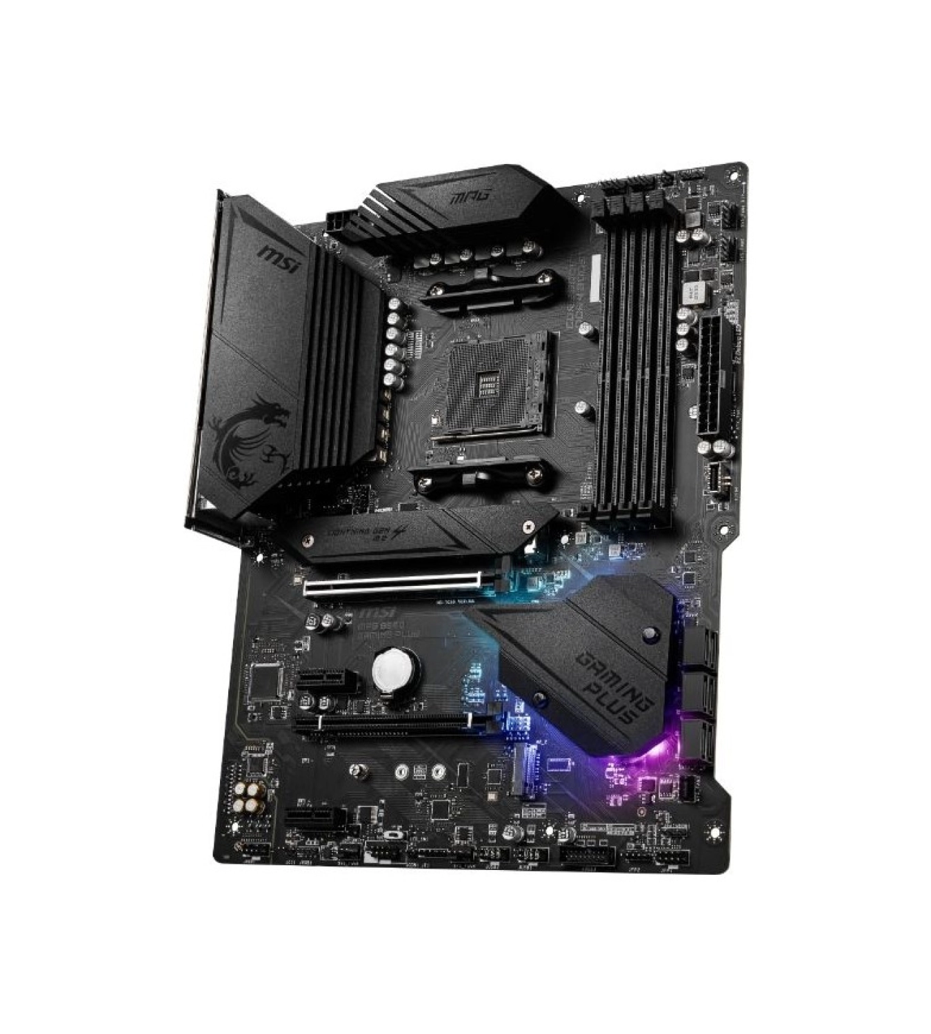 Msi Mpg B550 Gaming Plus Am4 Ddr4 4400(Oc) Hdmi Dp M.2 Usb3.2 Rgb Atx Anakart - Görsel 2