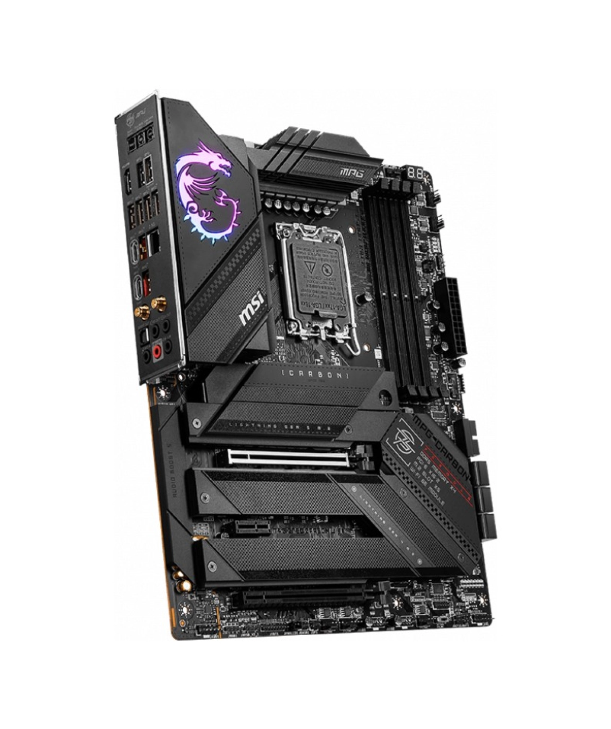 Msi Mpg Z790 Carbon Wıfı Soket 1700 Ddr5 7600Mhz(Oc) Pcı-E Gen5 M.2 Usb3.2 Hdmı 1X2.5G Lan Wı-Fı 6E Atx - Görsel 5