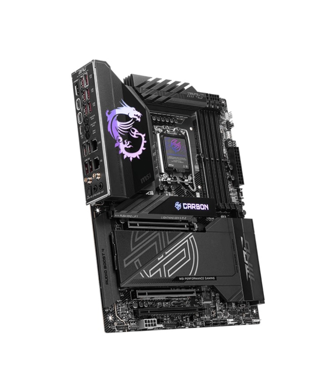 Msi Mpg Z890 Carbon Wıfı Soket 1851 Ddr5 9200Mhz(Oc) Usb 20Gbps 5Xm.2 2Xtb4 Hdmi Dısplay 1X5G 1X 2,5 Lan Wıfı 7 Atx - Görsel 4