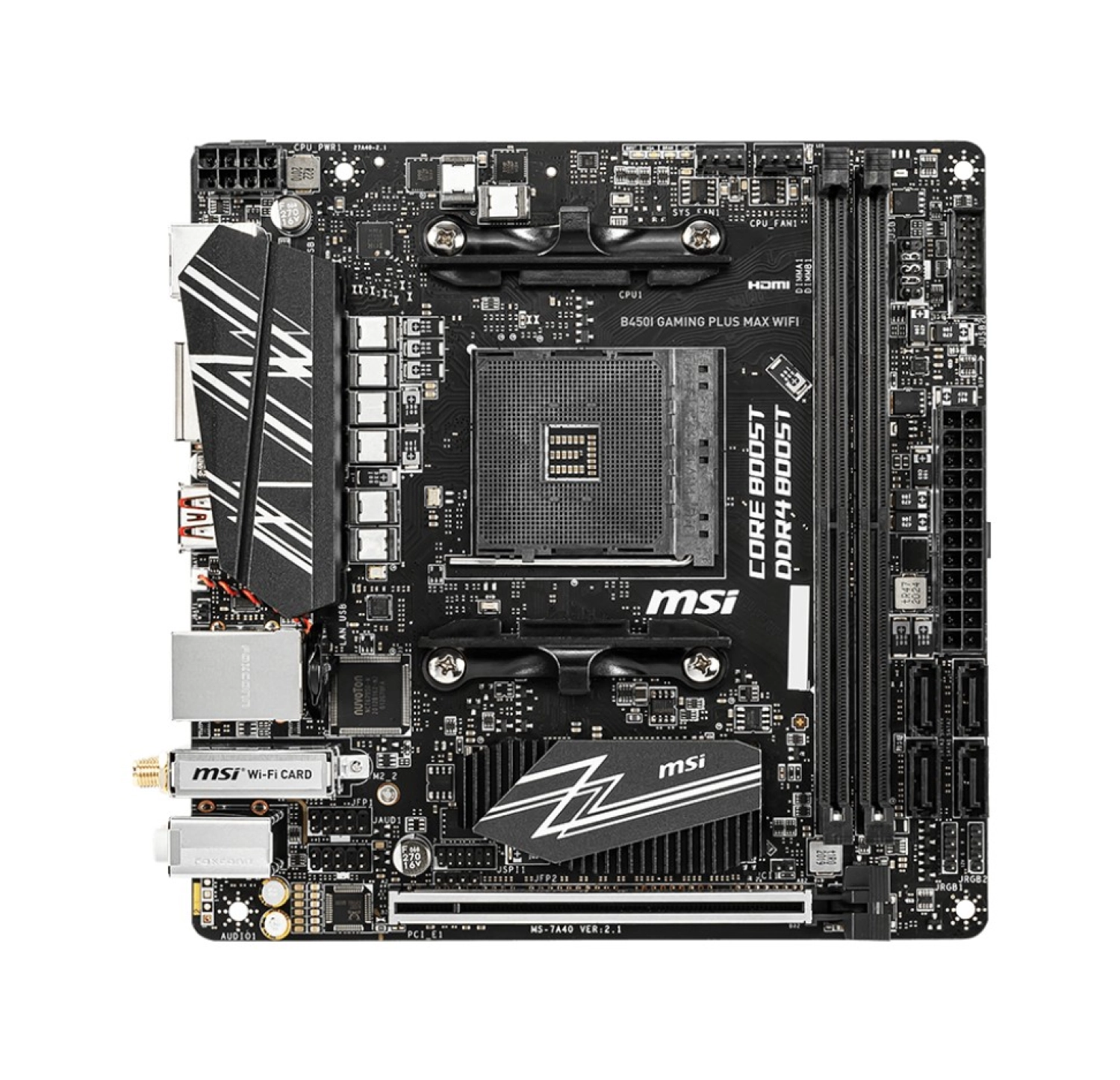 Msi Msı B450I Gaming Plus Max Wifi Ryzen Am4 M2 Ddr4 Mini Itx Anakart - Görsel 4