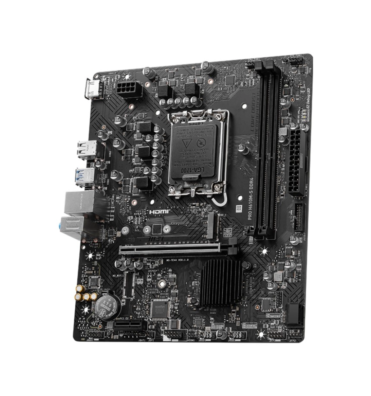 Msi Msı Mb Pro H610M-S Ddr4 Soket 1700 Ddr4 3200(Oc) Hdmi M.2 Usb3.2 1X 1G Lan Matx - Görsel 3