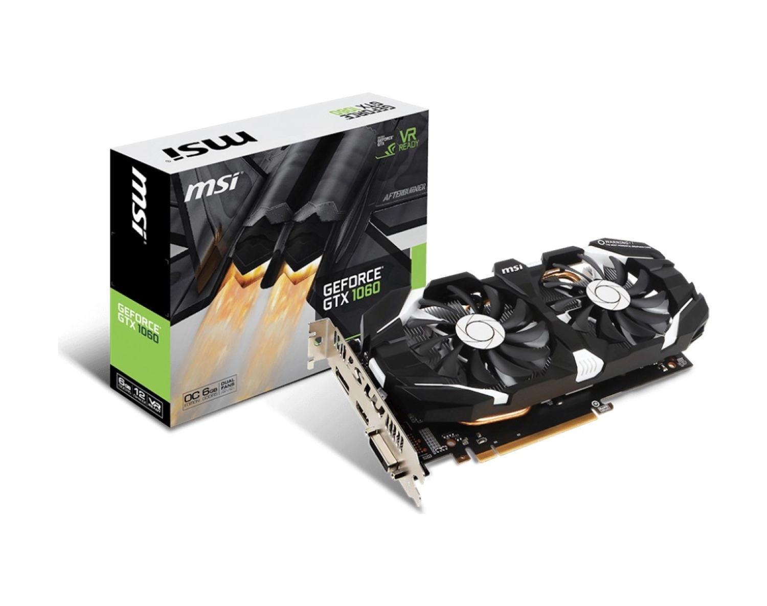 Msi Nvidia Geforce Gtx 1060 6Gt Ocv1 6Gb 192 Bit Gddr5 Dx(12) Pci-E 3.0 Ekran Kartı ürün görseli