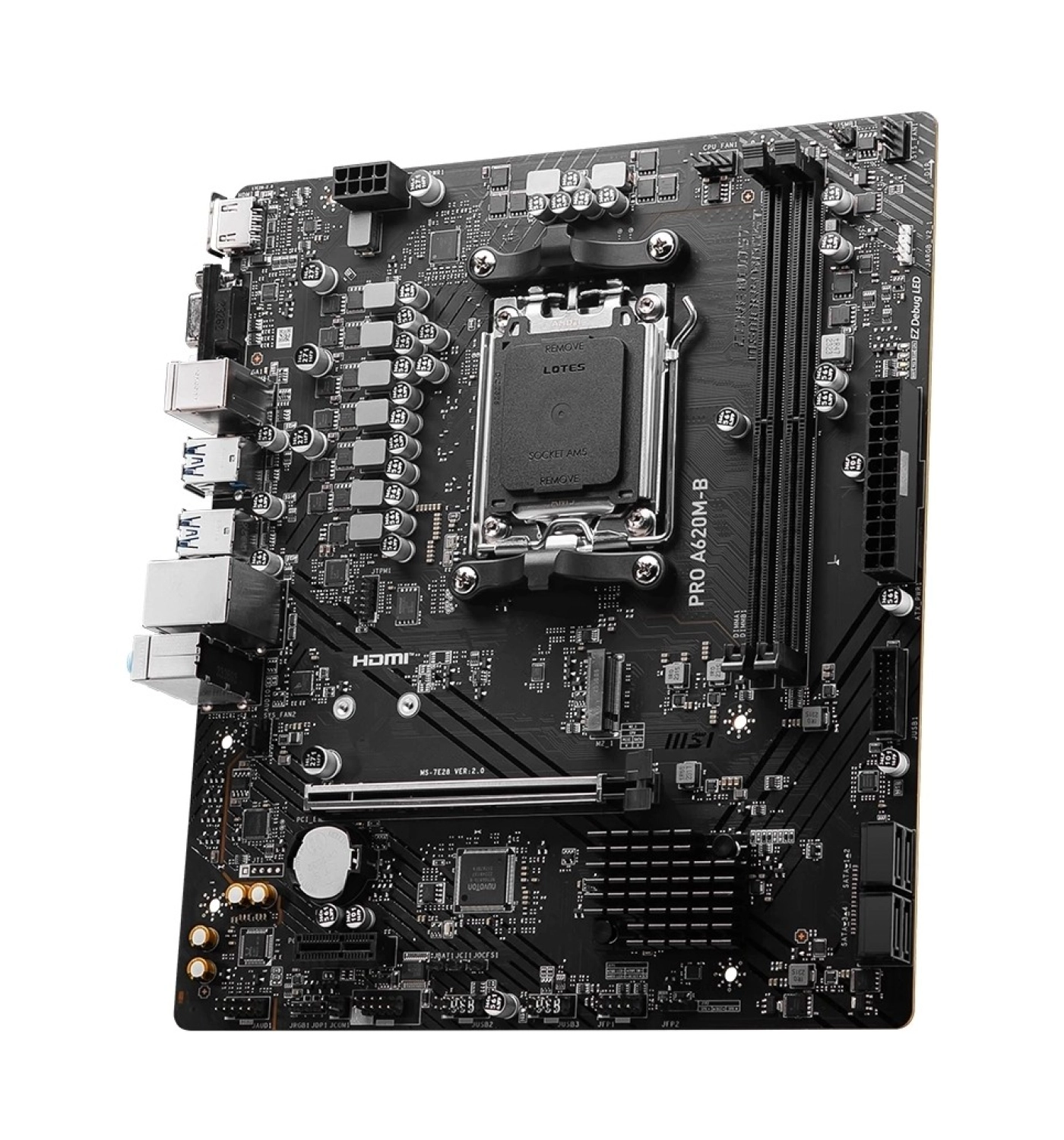 Msi Pro A620M-B Ddr5 6800Mhz (Oc) M.2 Am5 Matx Anakart - Görsel 2