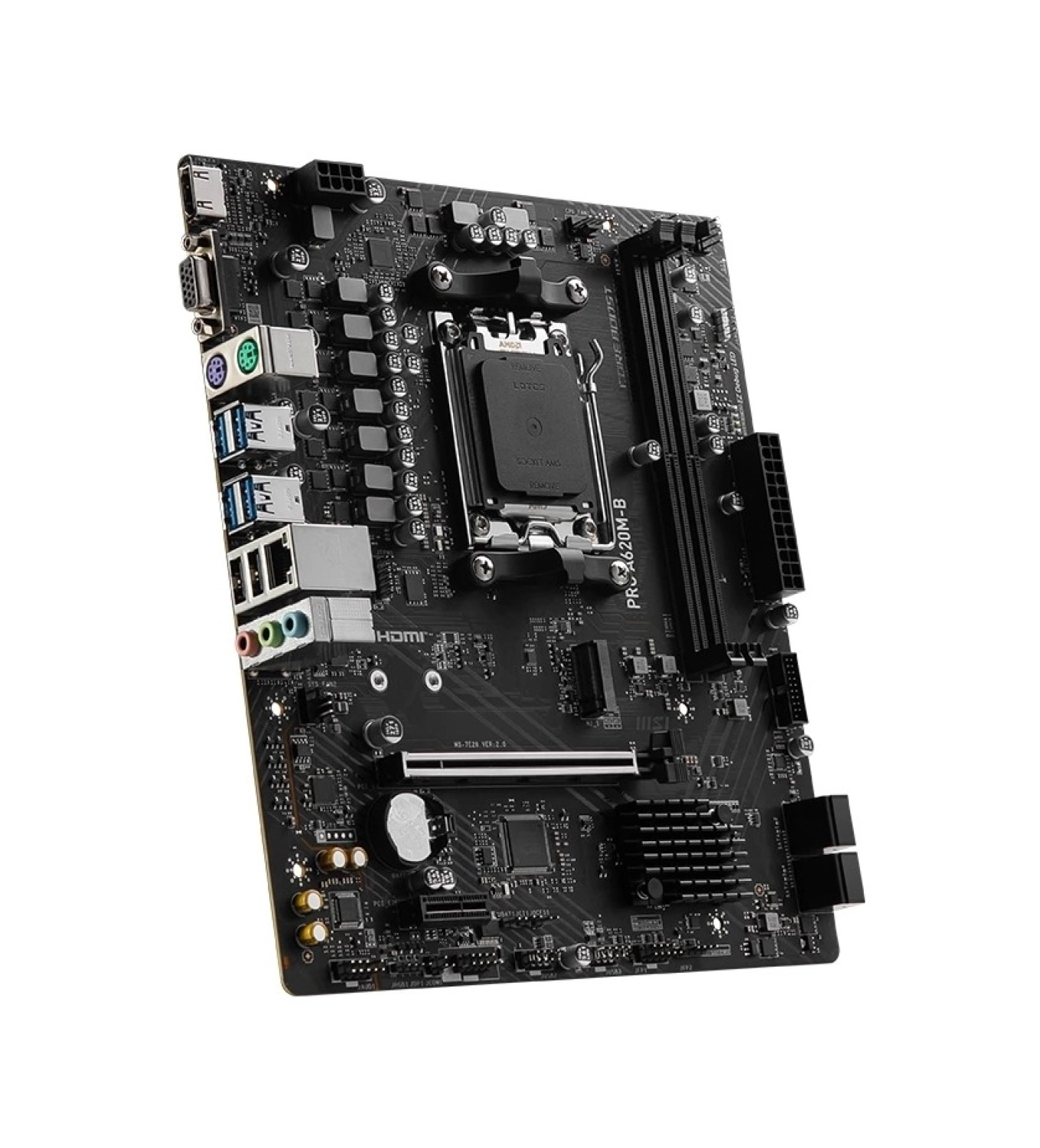 Msi Pro A620M-B Ddr5 6800Mhz (Oc) M.2 Am5 Matx Anakart - Görsel 3