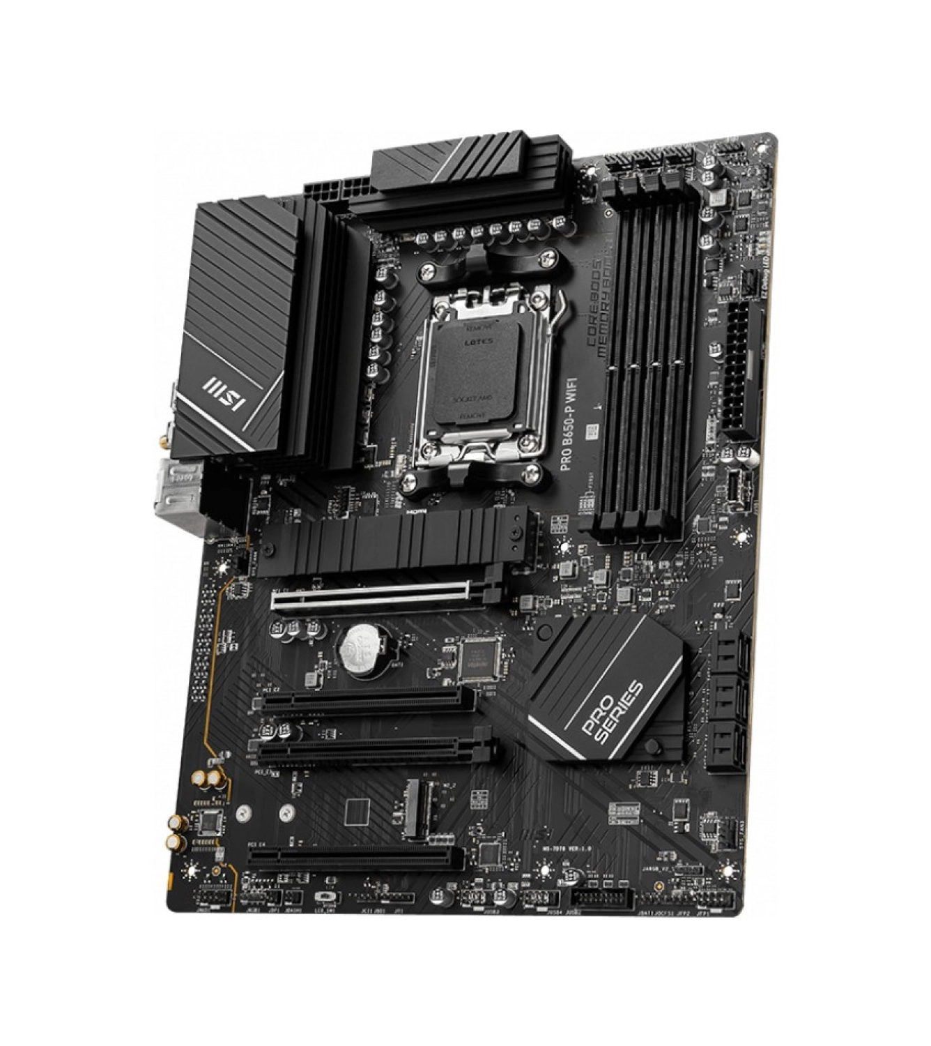 Msi Pro B650-P Wifi Am5 Ddr5 6400Mhz(Oc) Hdmi Dp M.2 Usb3.2 2.5G Lan Wifi 6E Atx - Görsel 2