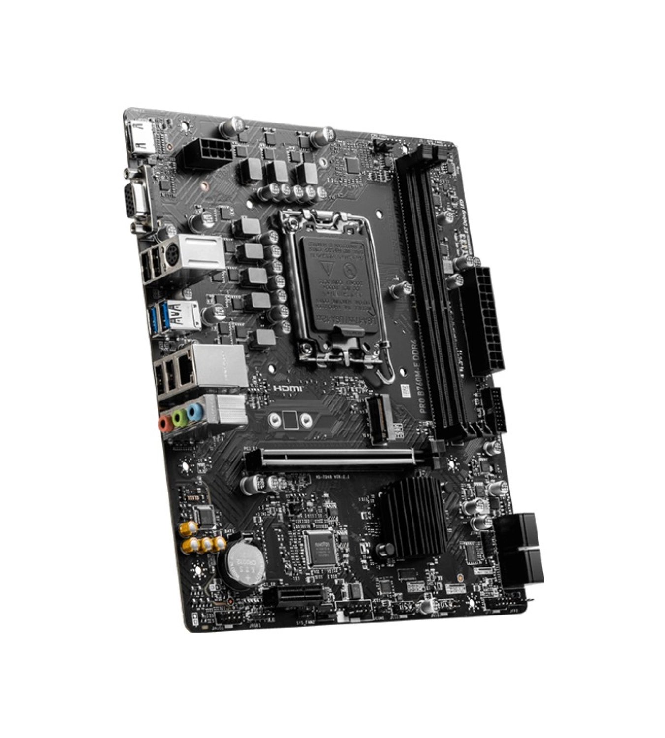 Msi Pro B760M-E Ddr4 Soket 1700 Ddr4 4800(Oc) Pcı-E ,M.2 Usb3.2 Hdmı,Vga, 1X 1G Lan Matx - Görsel 3