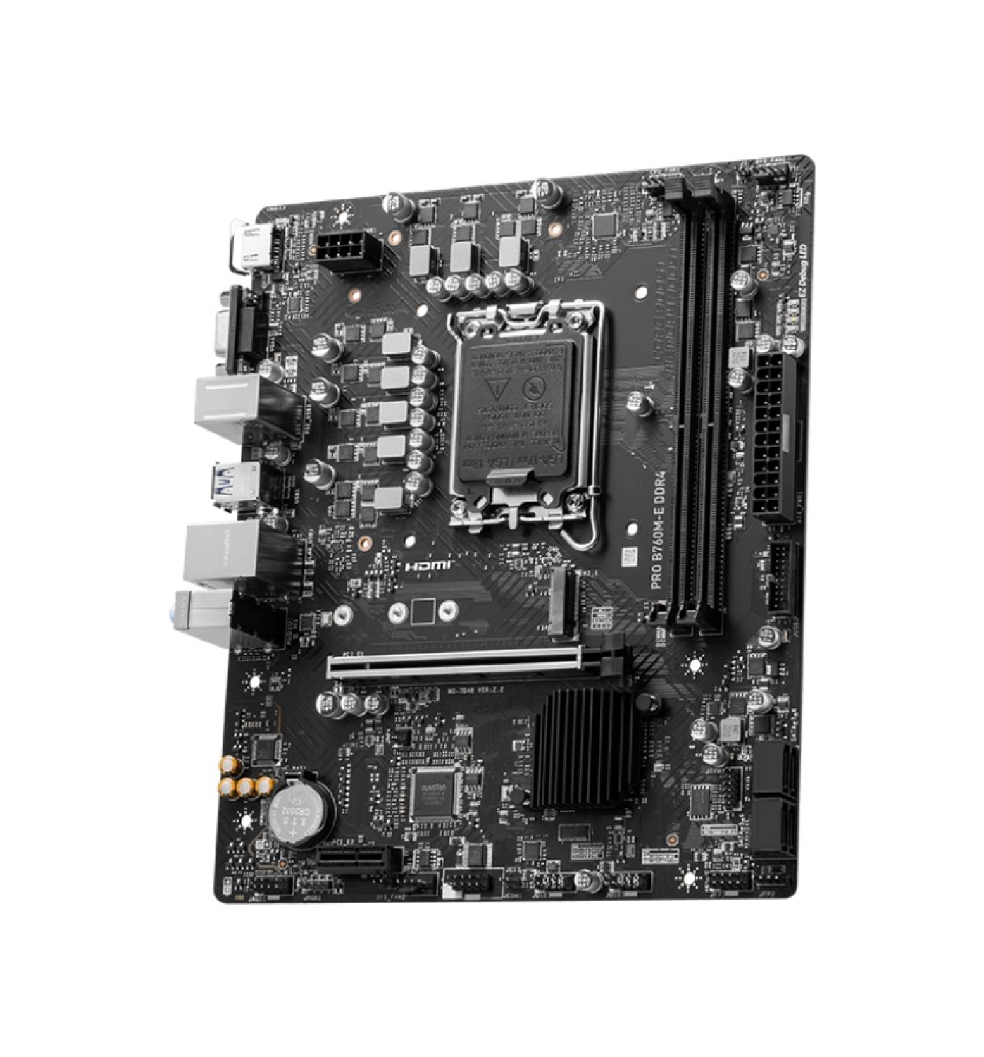 Msi Pro B760M-E Ddr4 Soket 1700 Ddr4 4800(Oc) Pcı-E ,M.2 Usb3.2 Hdmı,Vga, 1X 1G Lan Matx - Görsel 2