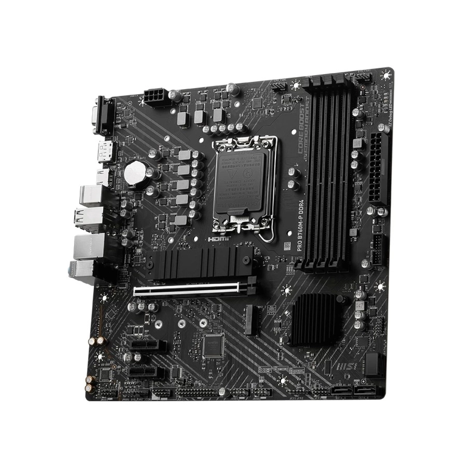 Msi Pro B760M-P Ddr4 4800Mhz (Oc) Rgb M.2 1700P Matx Anakart - Görsel 2