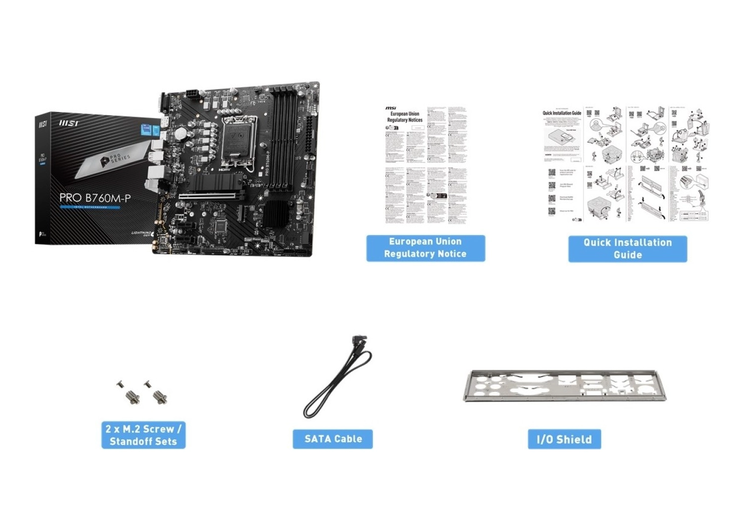 Msi Pro B760M-P Soket 1700 Ddr5 6800(Oc) Pci-E ,M.2 Usb3.2 Hdmi,Dp,Vga 1X 1G Lan Matx Anakart - Görsel 5