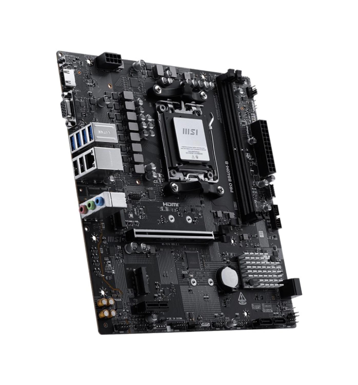 Msi Pro B840M-B 8000Mhz (Oc) Ddr5 Soket Am5 M.2 Hdmi Vga Matx Anakart - Görsel 4