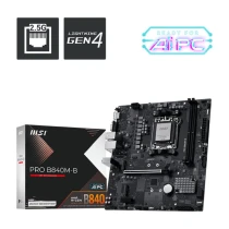 Msi Pro B840M-B 8000Mhz (Oc) Ddr5 Soket Am5 M.2 Hdmi Vga Matx Anakart