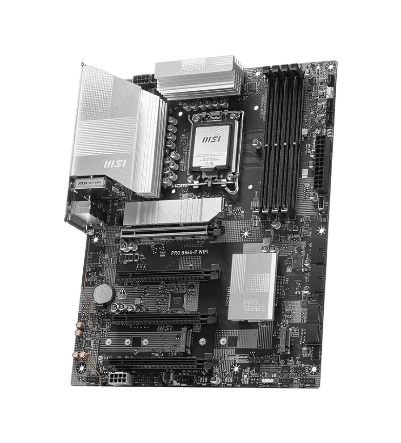 Msi Pro B860-P Wifi 8600Mhz (Oc) Ddr5 Soket Lga1851 M.2 Hdmi Dp Thunderbolt Atx Anakart - Görsel 3