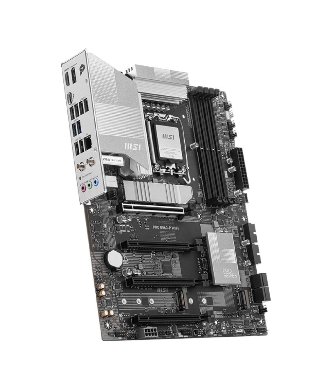 Msi Pro B860-P Wifi 8600Mhz (Oc) Ddr5 Soket Lga1851 M.2 Hdmi Dp Thunderbolt Atx Anakart - Görsel 2