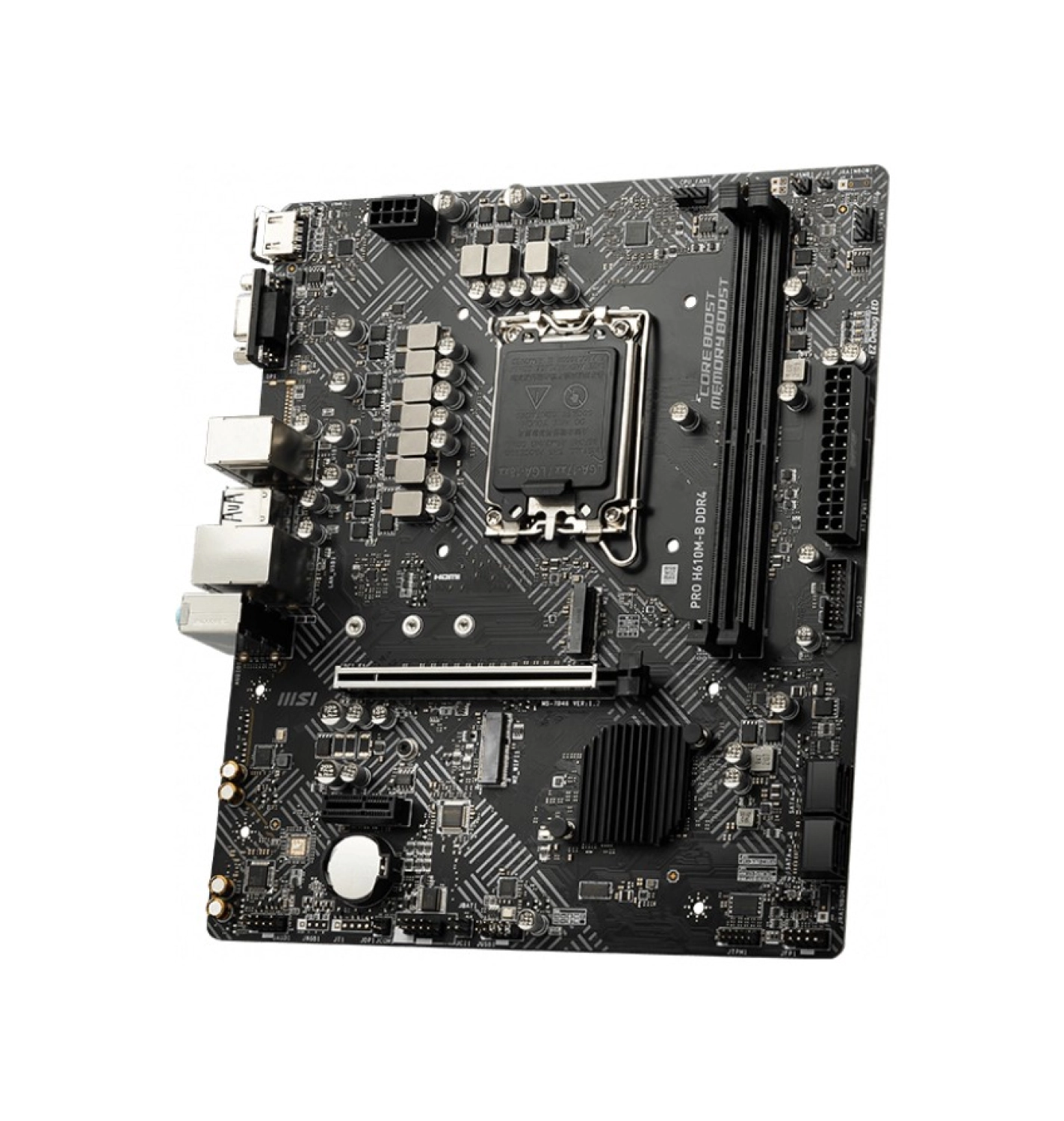 Msi Pro H610M-B Ddr4 Soket 1700 Ddr4 3200(Oc) Pci-E Gen 4 ,M.2 Usb3.2 1X 1G Lan Matx - Görsel 3