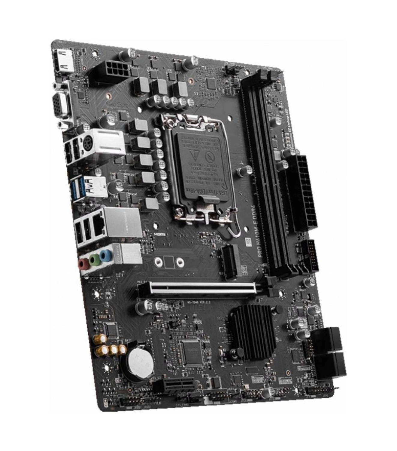 Msi Pro H610M-E 3200Mhz Ddr4 Soket 1700 M.2 Hdmi Vga Matx Anakart - Görsel 2