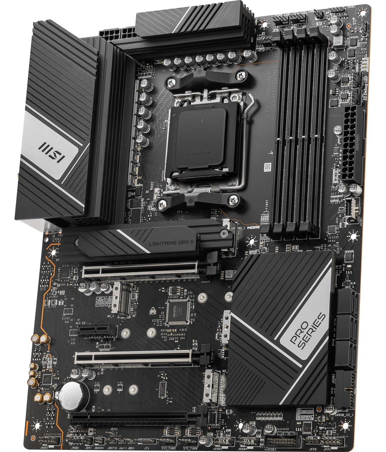 Msi Pro X670-P Wıfı Am5 Ddr5 4X M.2 Usb 3.2 Hdmi Dp 2.5G Lan Amd Wıfı 6E Rgb Atx - Görsel 2