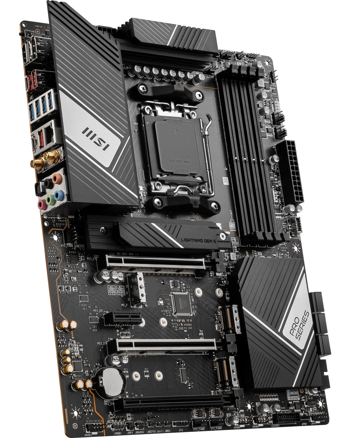 Msi Pro X670-P Wıfı Am5 Ddr5 4X M.2 Usb 3.2 Hdmi Dp 2.5G Lan Amd Wıfı 6E Rgb Atx ürün görseli