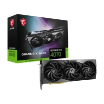 Msi Vga Geforce Rtx 4070 Gaming X Slim 12G Rtx4070 12Gb Gddr6X 192B Dx12 Pcie 4.0 X16