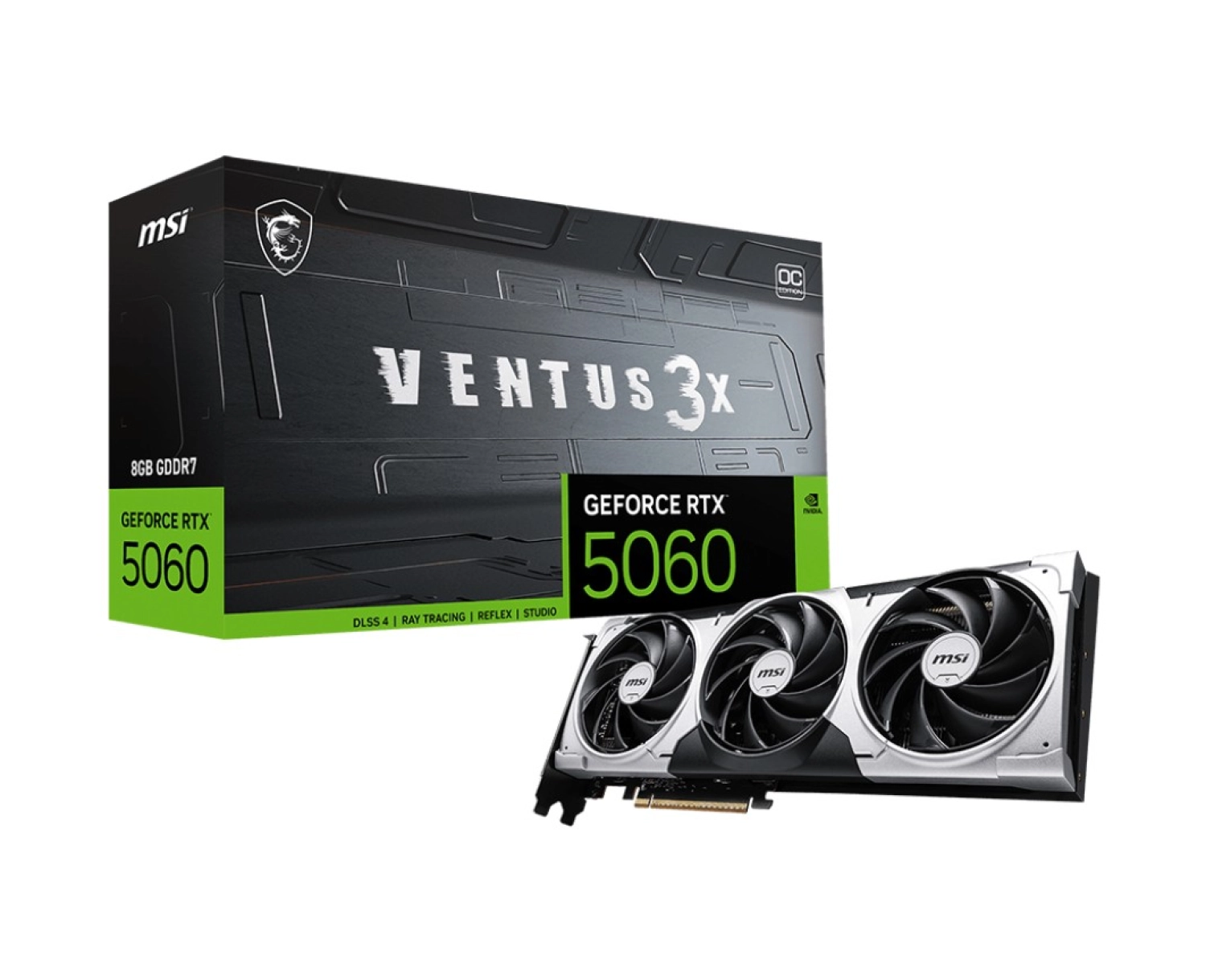 Msi Vga Geforce Rtx 5060 8G Ventus 3X Oc ürün görseli