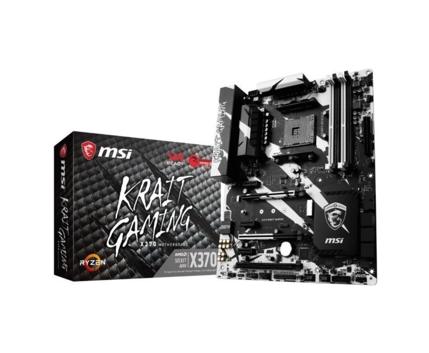 Msi X370 Krait Gaming Amd X370 3200+ (Oc) Ddr4 Soket Am4 Atx Anakart ürün görseli