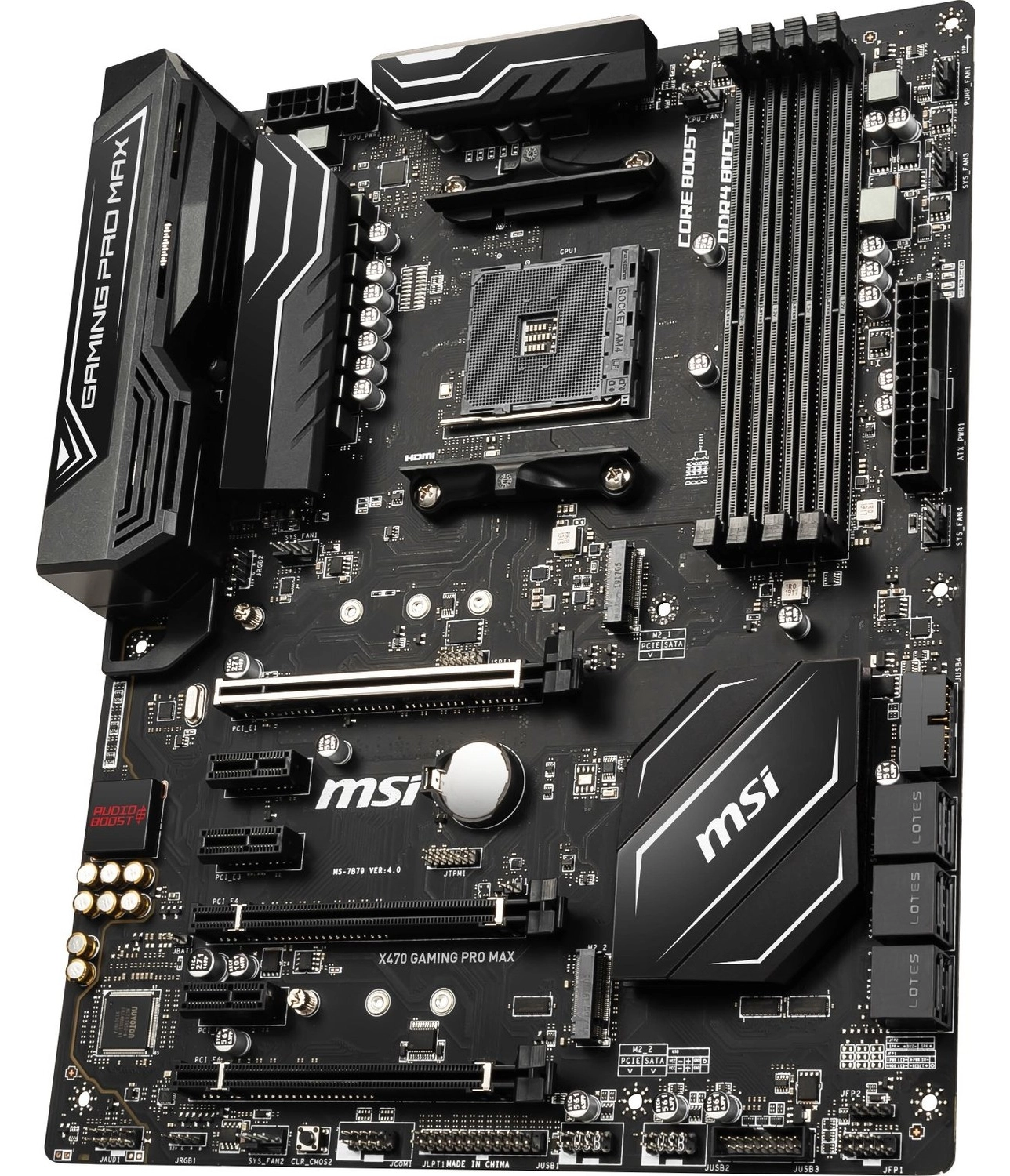 Msi X470 Gaming Pro Max Am4 Ddr4 4133Oc) Dvi Hdmi 2Xm.2 Usb3.1 Atx Anakart - Görsel 3