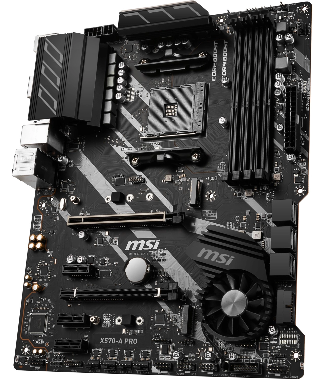Msi X570-A Pro Am4 Ddr4 4400 Mhz (Oc) 2 X M.2 Usb 3.2 Hdmi Atx Anakart - Görsel 2