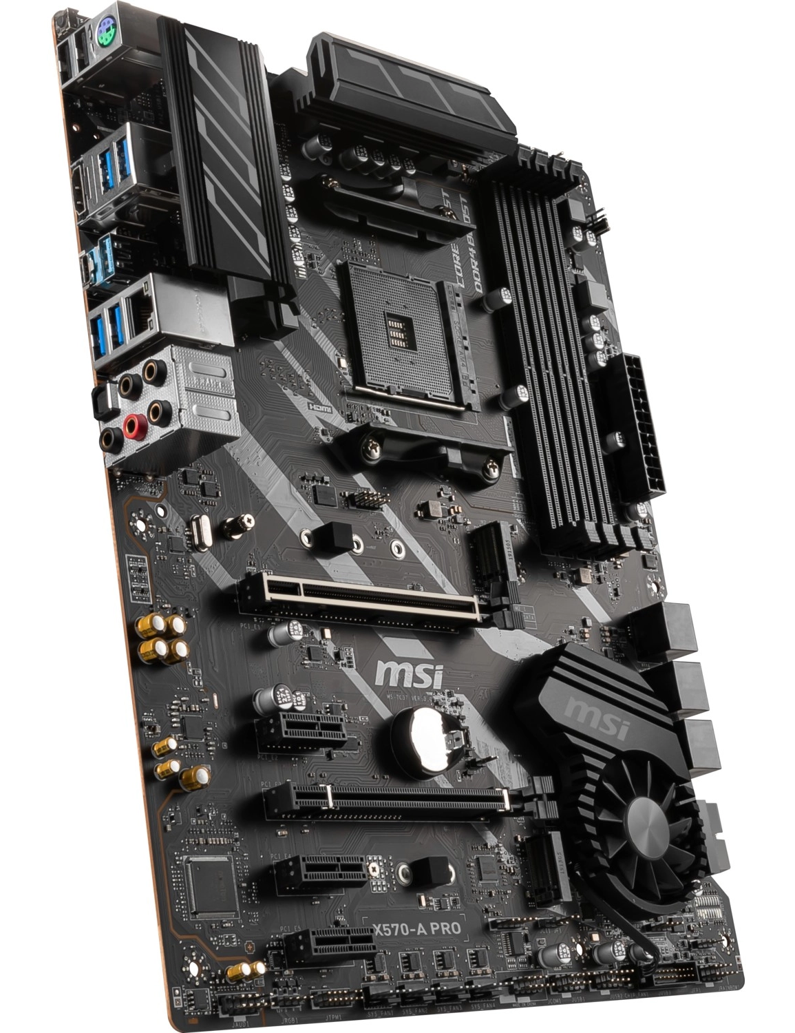 Msi X570-A Pro Am4 Ddr4 4400 Mhz (Oc) 2 X M.2 Usb 3.2 Hdmi Atx Anakart - Görsel 3