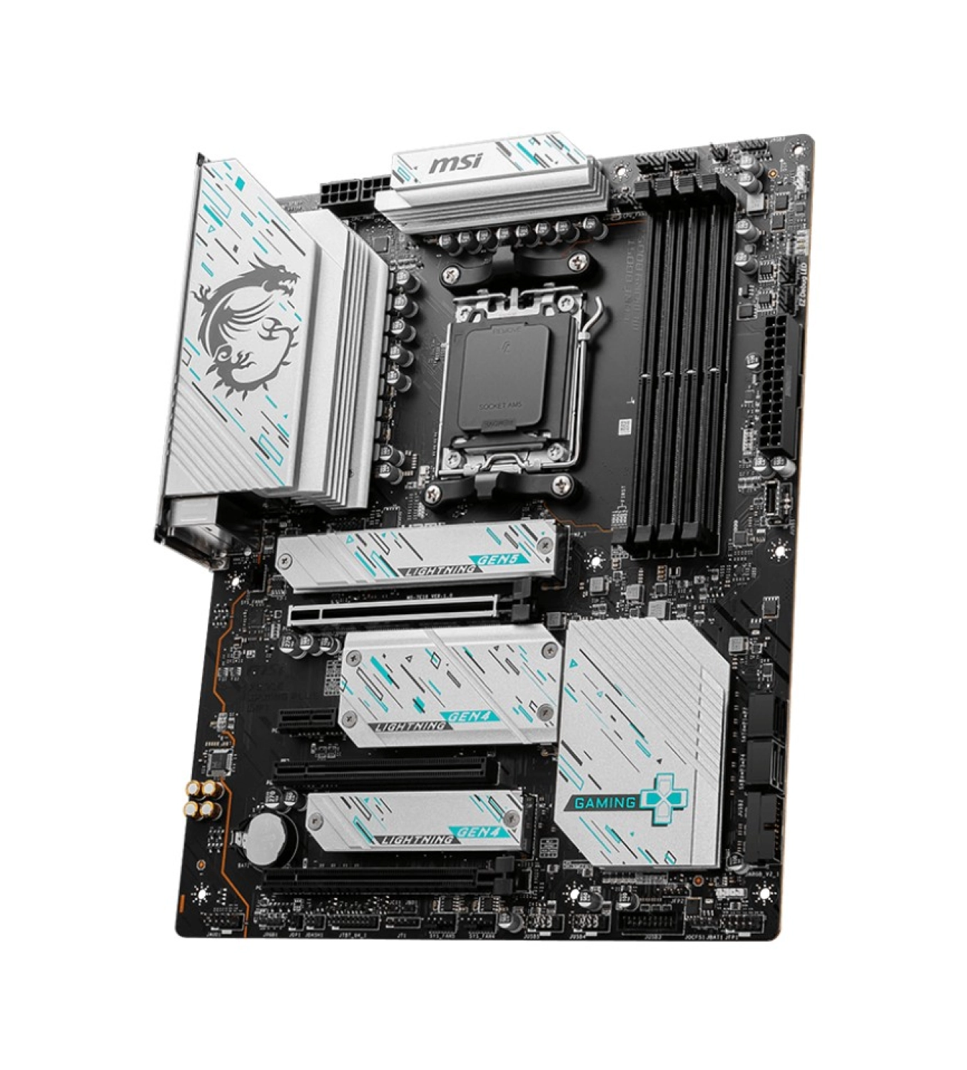 Msi X670E Gaming Plus Wifi Am5 Ddr5 7800Mhz(Oc) 4X M.2 Usb 3.2 Hdmi Dp 2.5G Lan Amd Wifi 6E Atx - Görsel 2