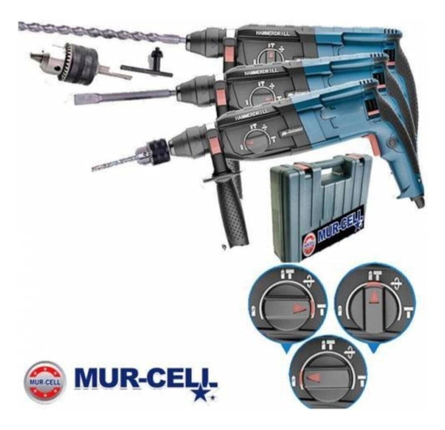 Mur-Cell Murcell 2,8 Kg 850 W Z1C-Zt3-26 ( Sds - Plus ) Kırıcı Delici Hilti Matkap - Görsel 2