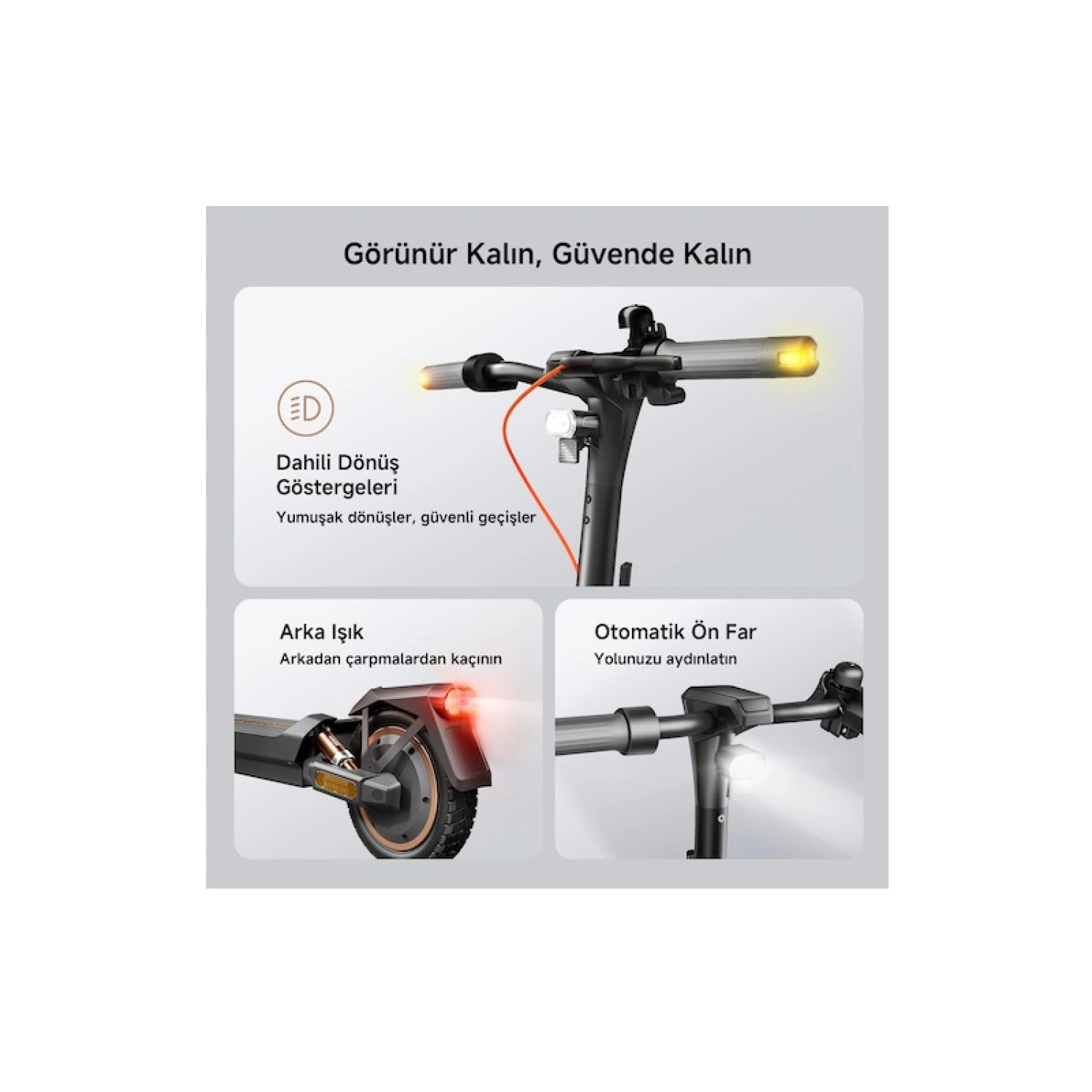 Navee Gt3 Max Elektrikli Scooter - Görsel 4