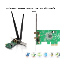 Netis Wf2113 300Mbps 2*5 Dbı Pcı Kablosuz Adaptör