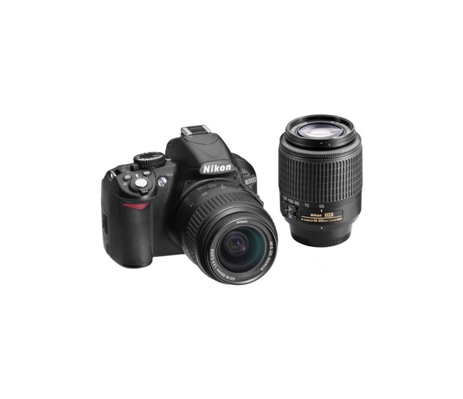 Nikon D3100 18-55Mm Dx + 55-200Mm Dx Kit 14.2 Mp 3" Lcd Dijital Slr Fotoğraf Makinesi - Görsel 2