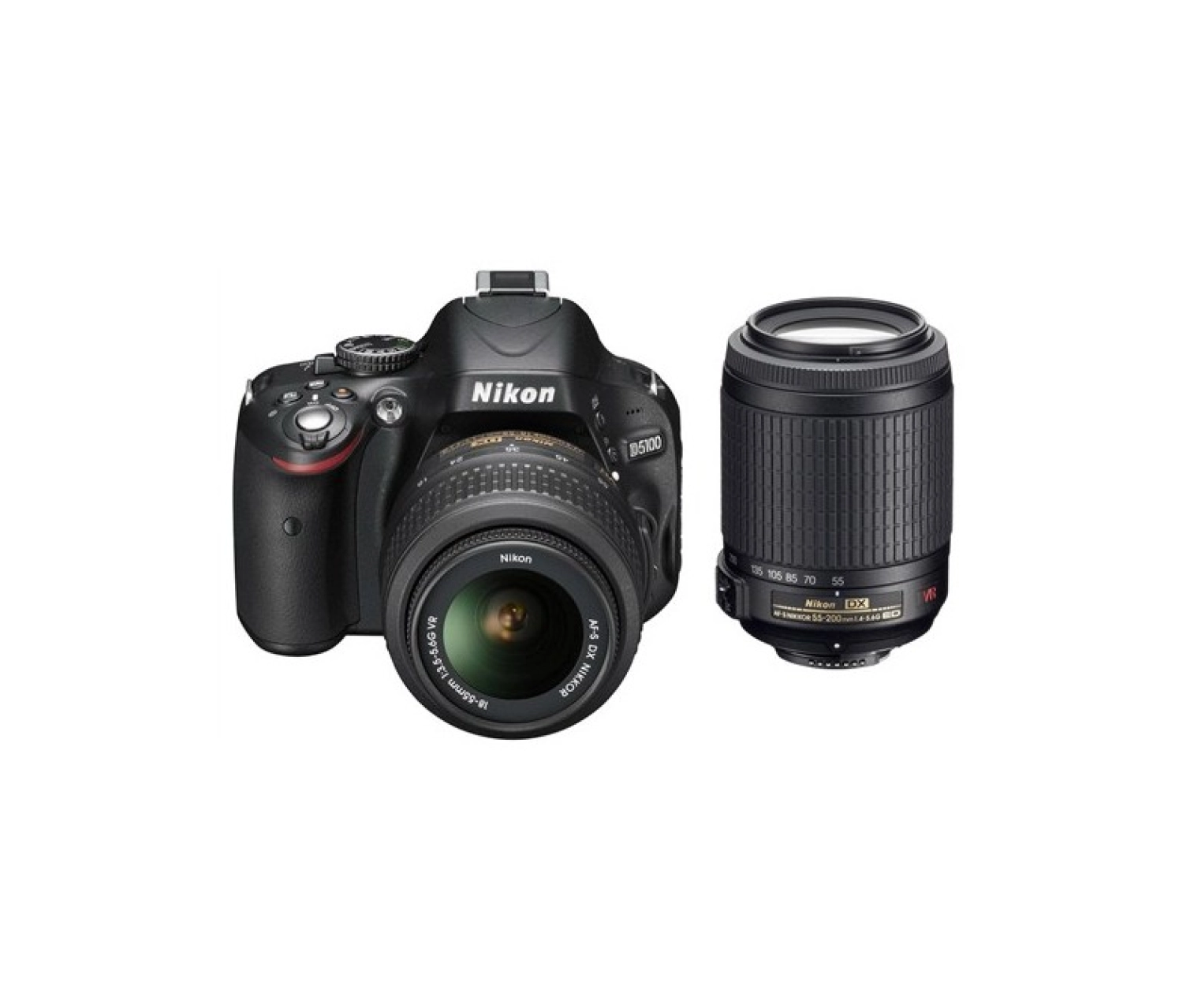 Nikon D5100 18-55 Vr + 55-200 Vr 16.2 Mp 3" Lcd Dijital Slr Fotoğraf Makinesi - Görsel 7