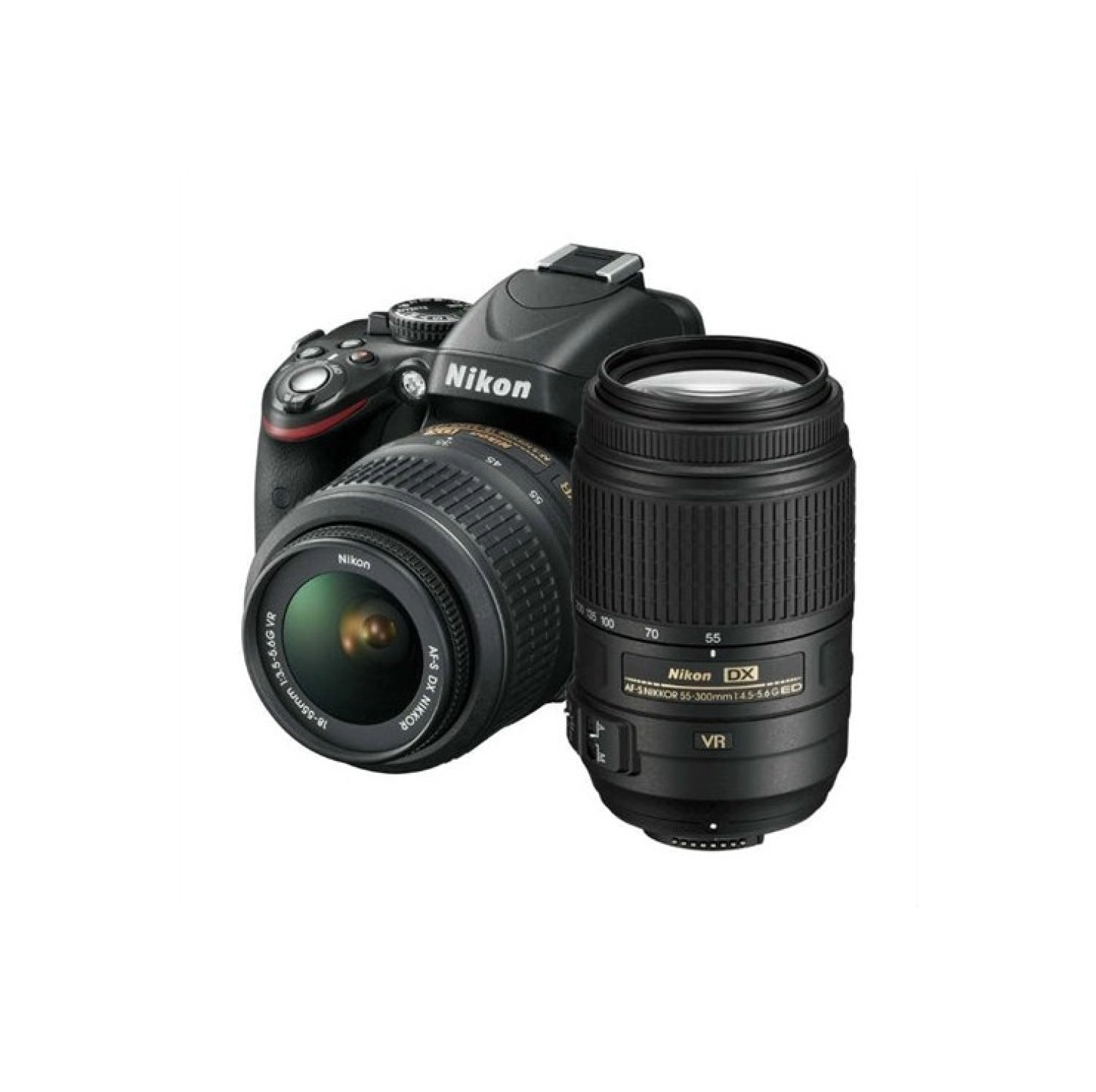 Nikon D5100 18-55 Vr + 55-300 Vr Kit 16.2 Mp 3" Lcd Dijital Slr Fotoğraf Makinesi - Görsel 3
