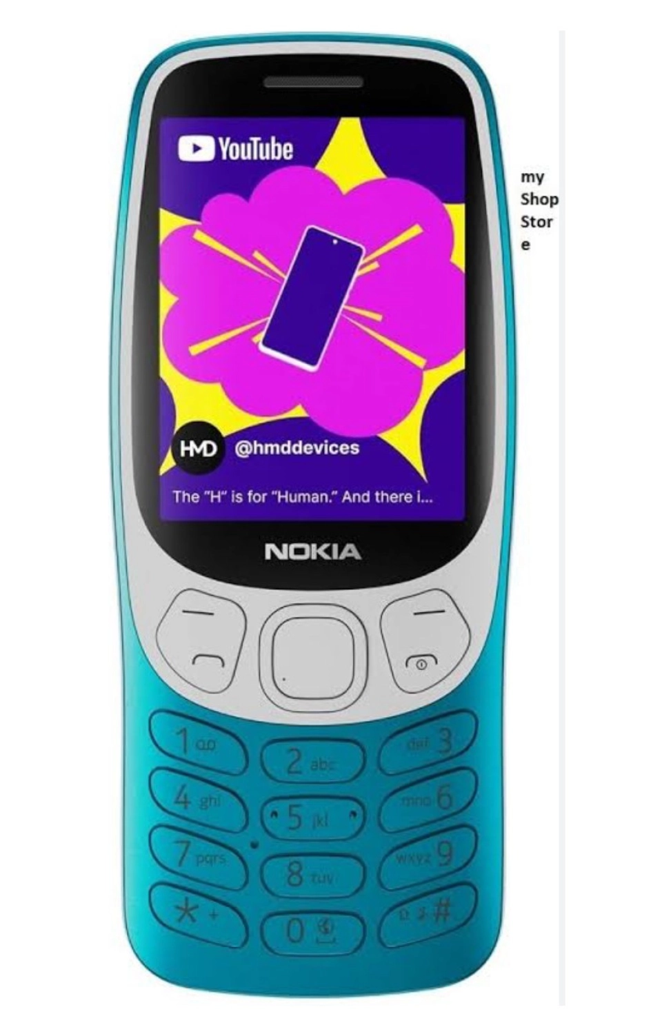 Nokia 3210 Mavi Tuşlu Telefon ürün görseli