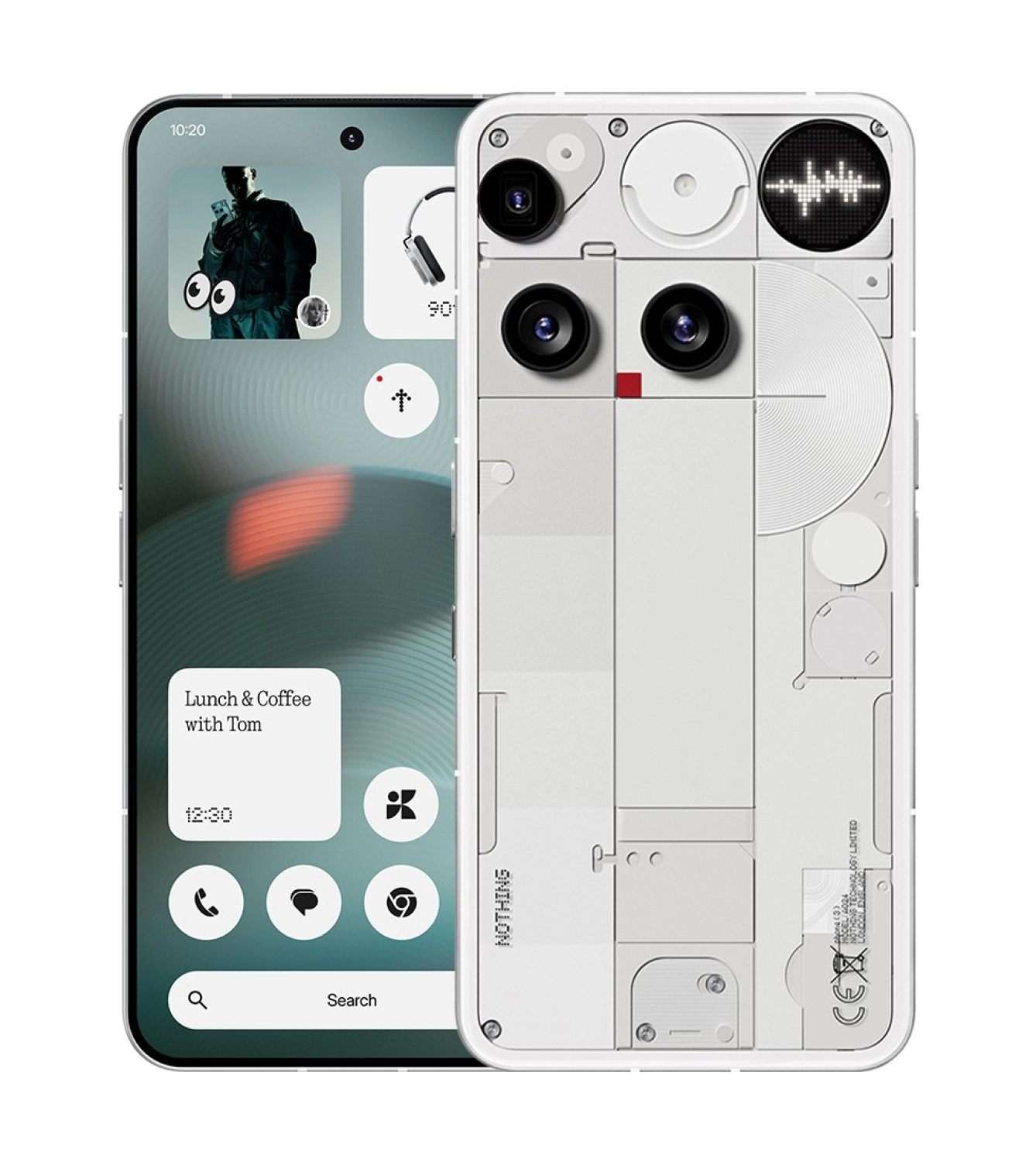 Nothing Phone (3) 256 Gb 12 Gb Ram Beyaz ürün görseli