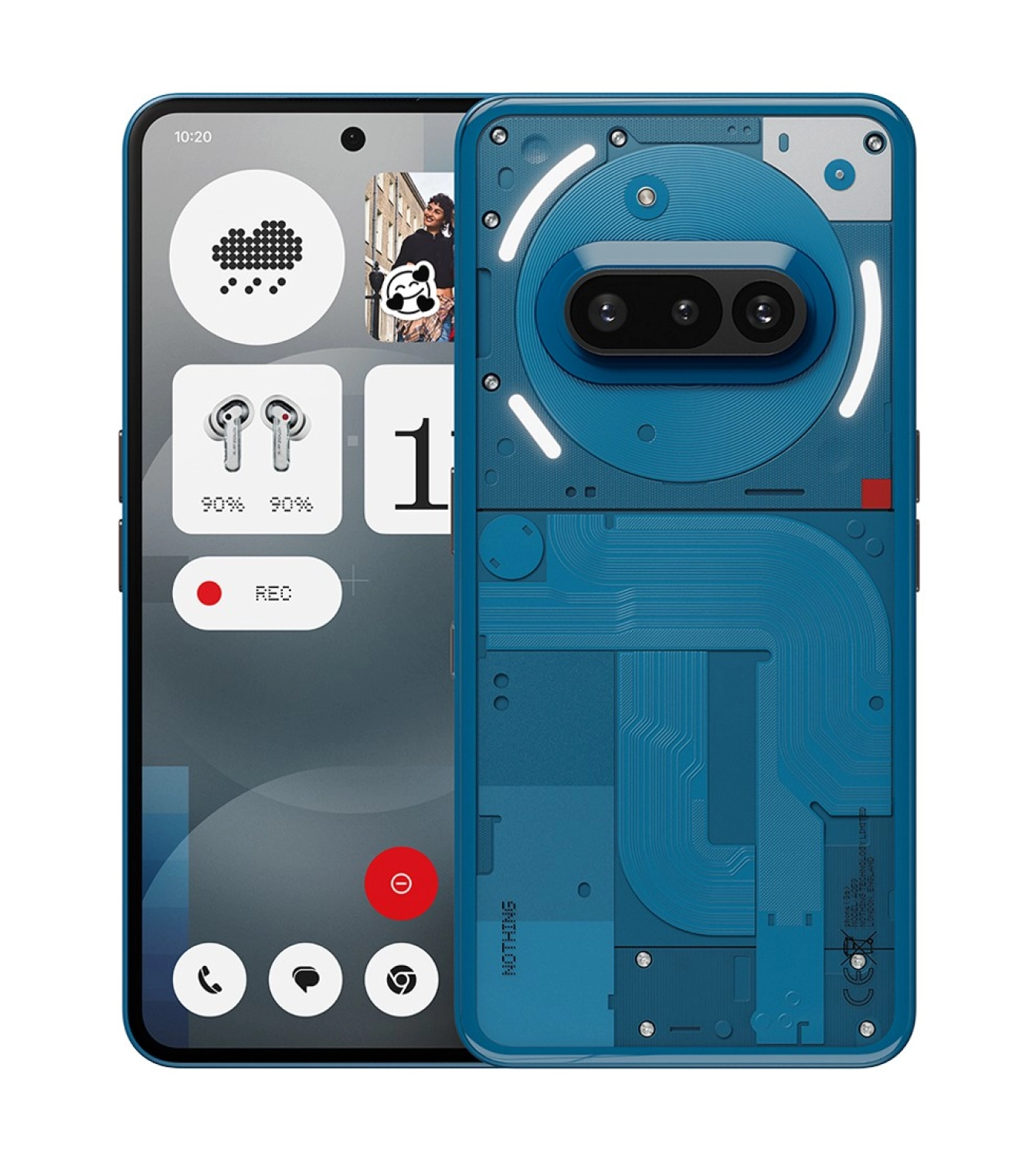 Nothing Phone 3A 256 Gb Mavi ürün görseli