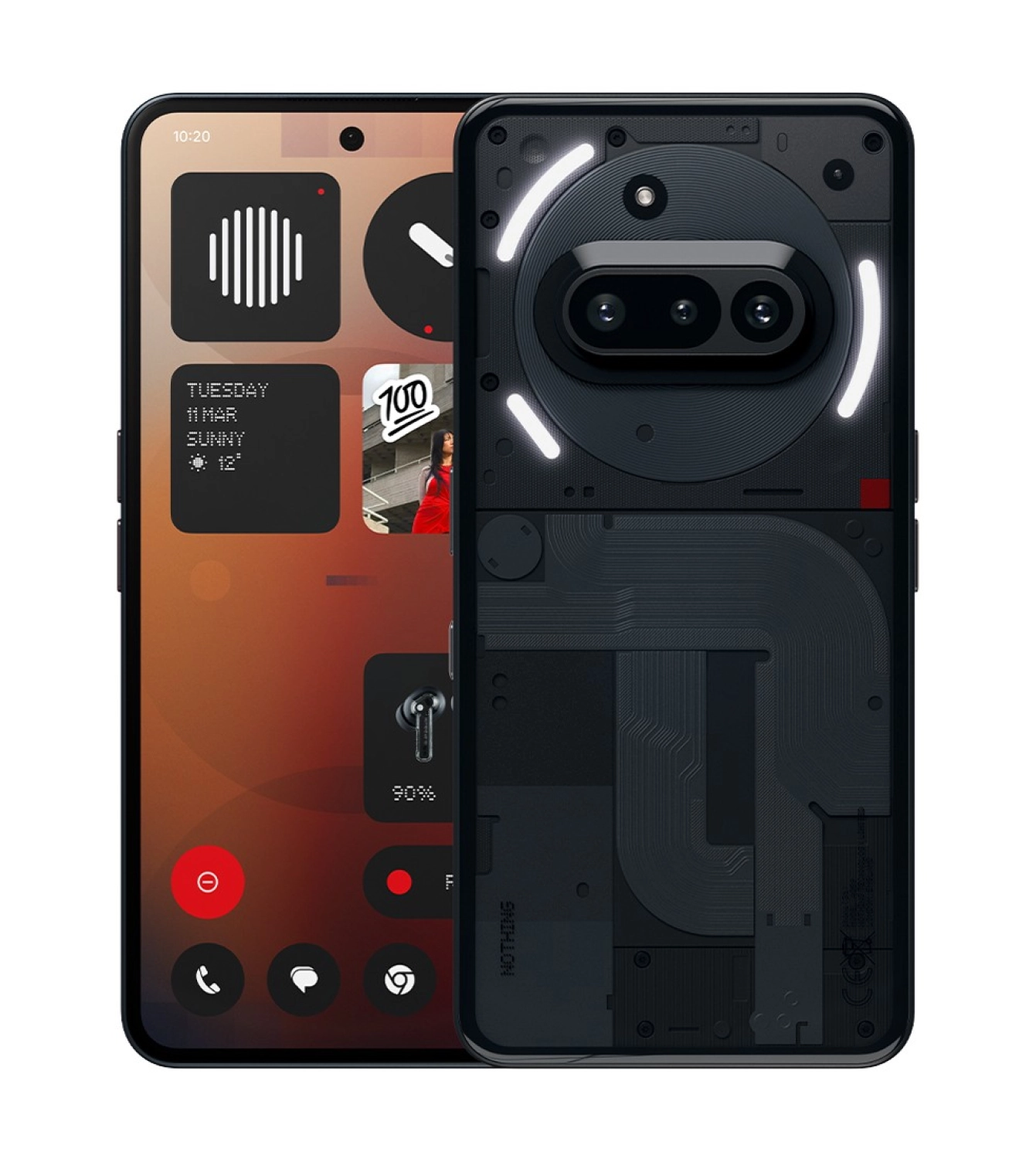 Nothing Phone 3A 256 Gb Siyah ürün görseli