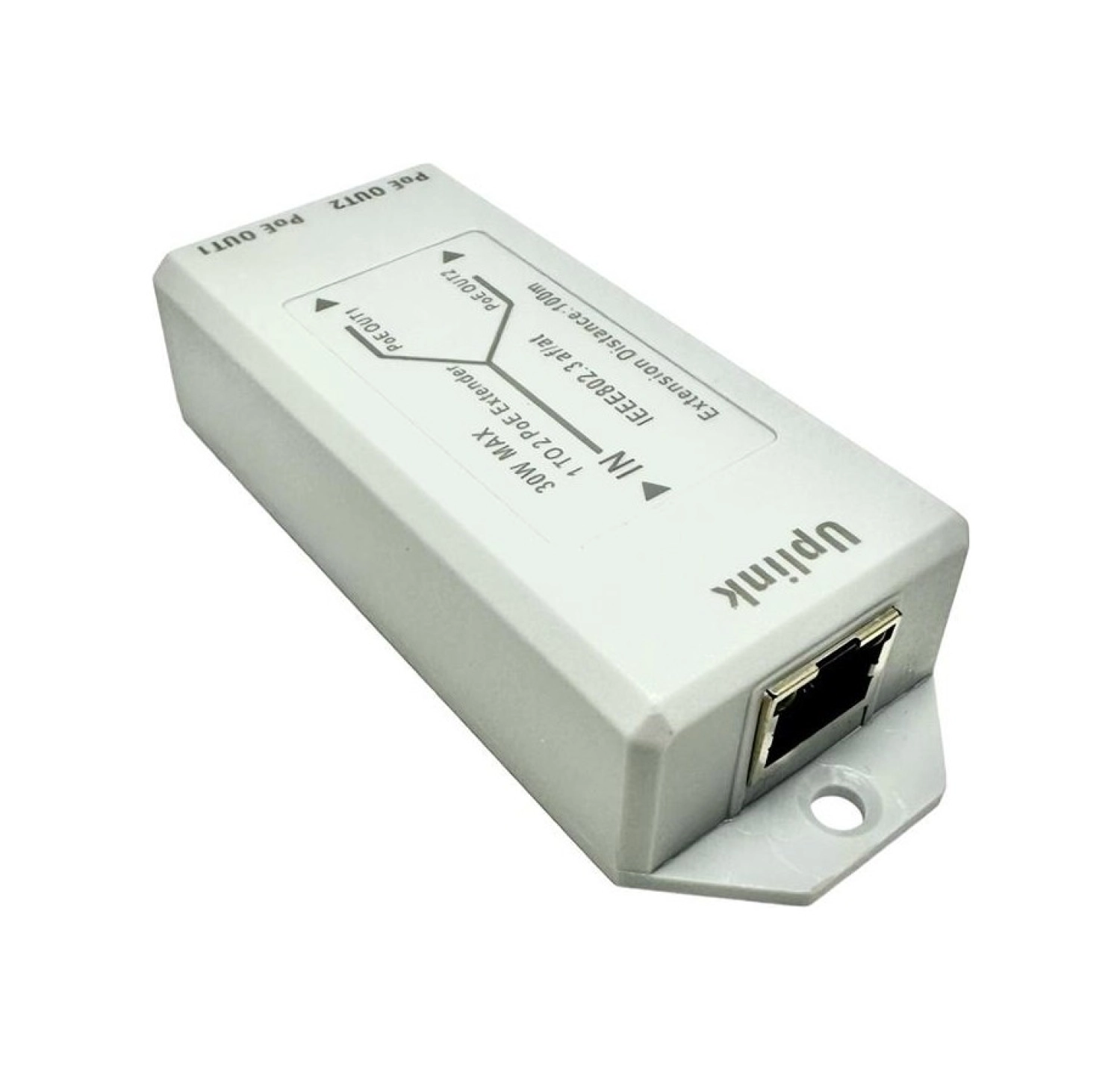 Novacom Nd-Pe102 10/100Mbps 1/2 Poe Extender 100Mt 30W Iç Ortam - Görsel 2