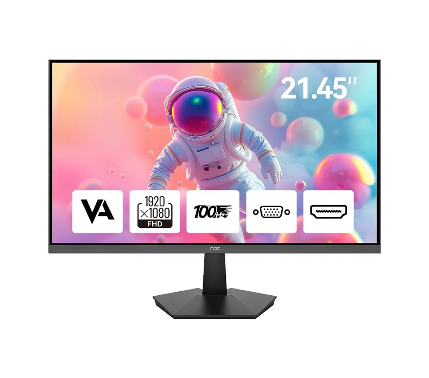 Npc 21.45" Mf2208-A 100Hz 5Ms Va Fhd Lcd Monitör ürün görseli