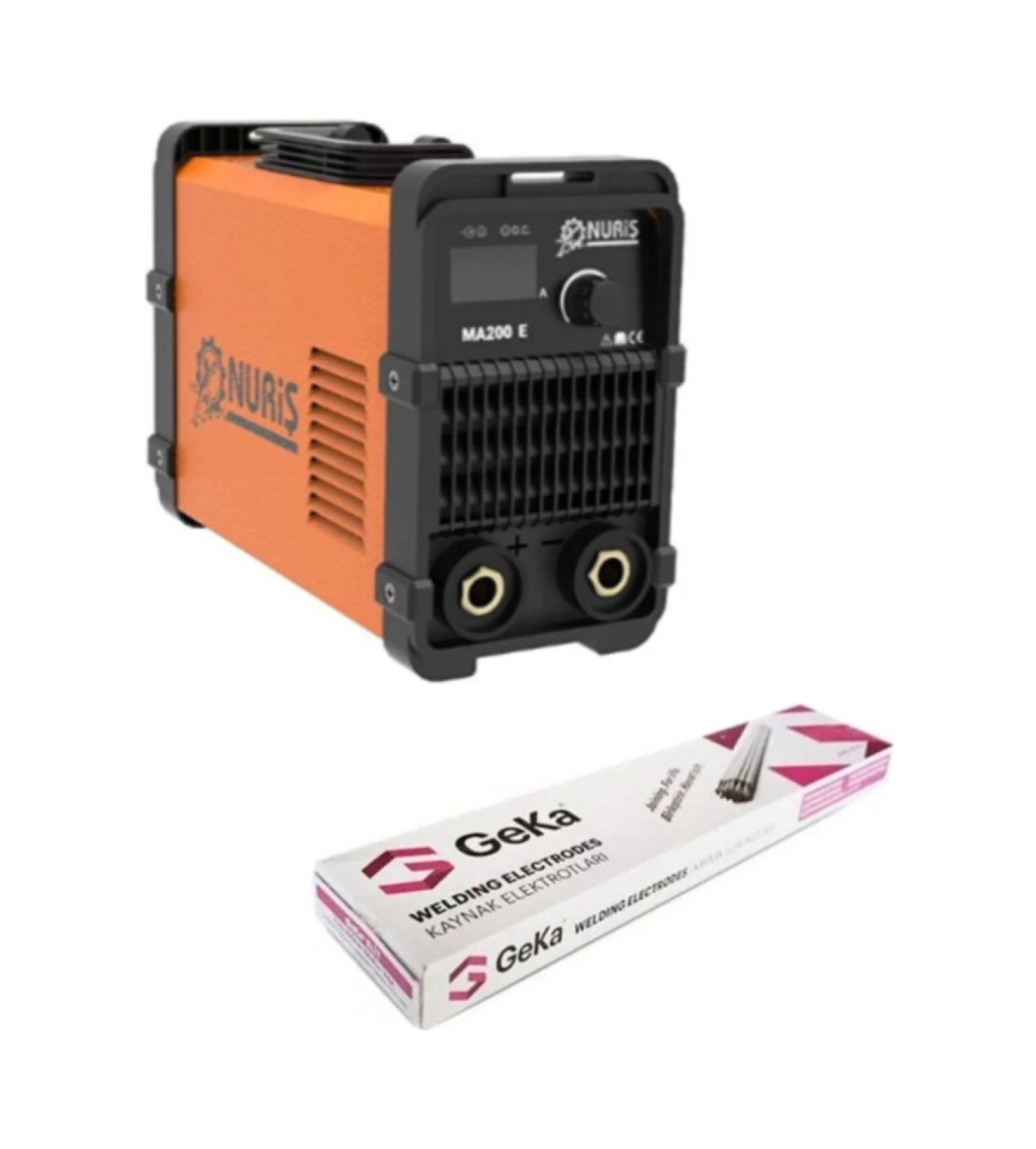 Nuriş Ma200E inverter Kaynak Makinesi 200A + 1 Paket 2.5Mm Elektrot ürün görseli